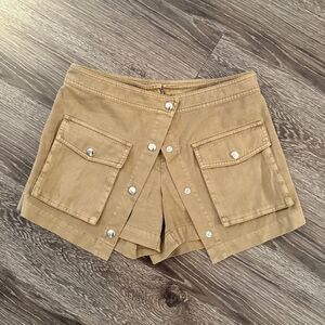 Staud Tamara Utility Skorts with Flap Pockets